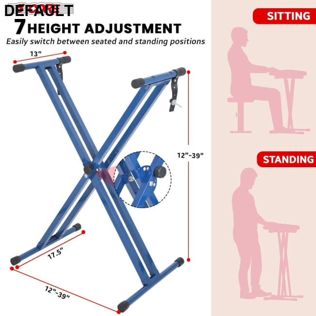 5 CORE Piano Keyboard Stand Double X Style Heavy Duty Best Selling Products