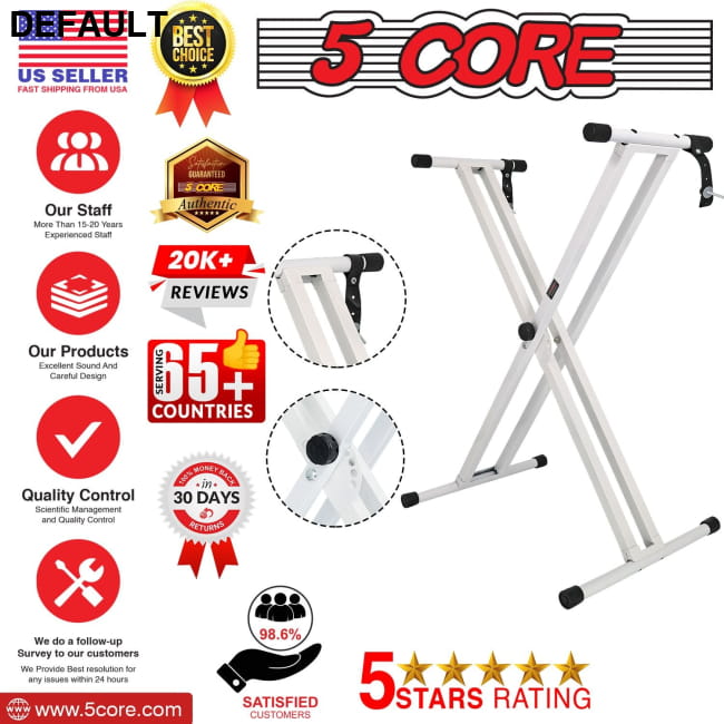 5 CORE Piano Keyboard Stand Double X Style Heavy Duty Best Selling Products