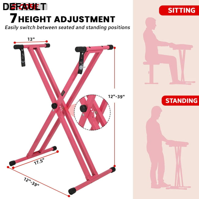 5 CORE Piano Keyboard Stand Double X Style Heavy Duty Best Selling Products