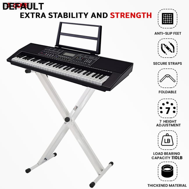 5 CORE Piano Keyboard Stand Double X Style Heavy Duty Best Selling Products
