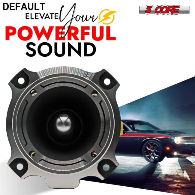 5 Core Tweeters Speakers Car Audio Pair 4 Ohm 3.5 Inch Best Selling Products