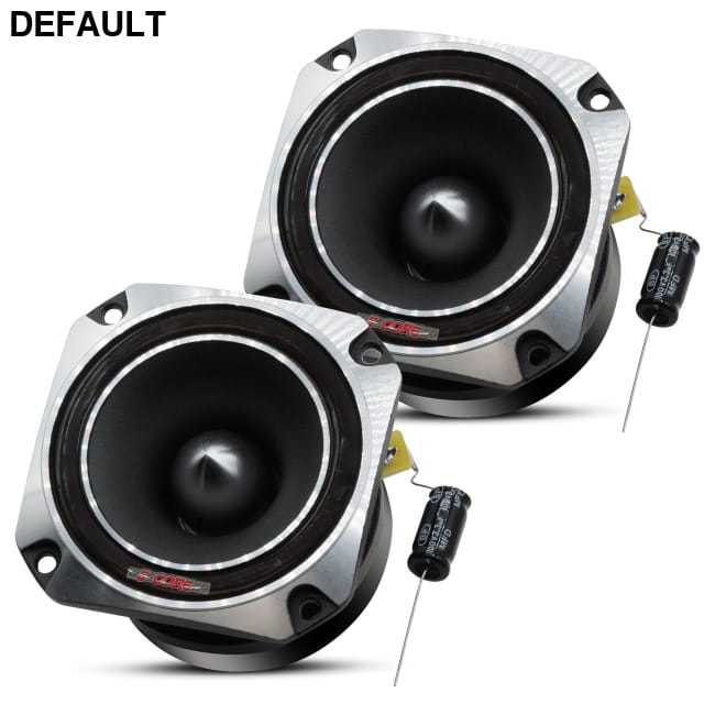 5 Core Tweeters Speakers Car Audio Pair 4 Ohm 3.5 Inch Square Chrome Best Selling Products