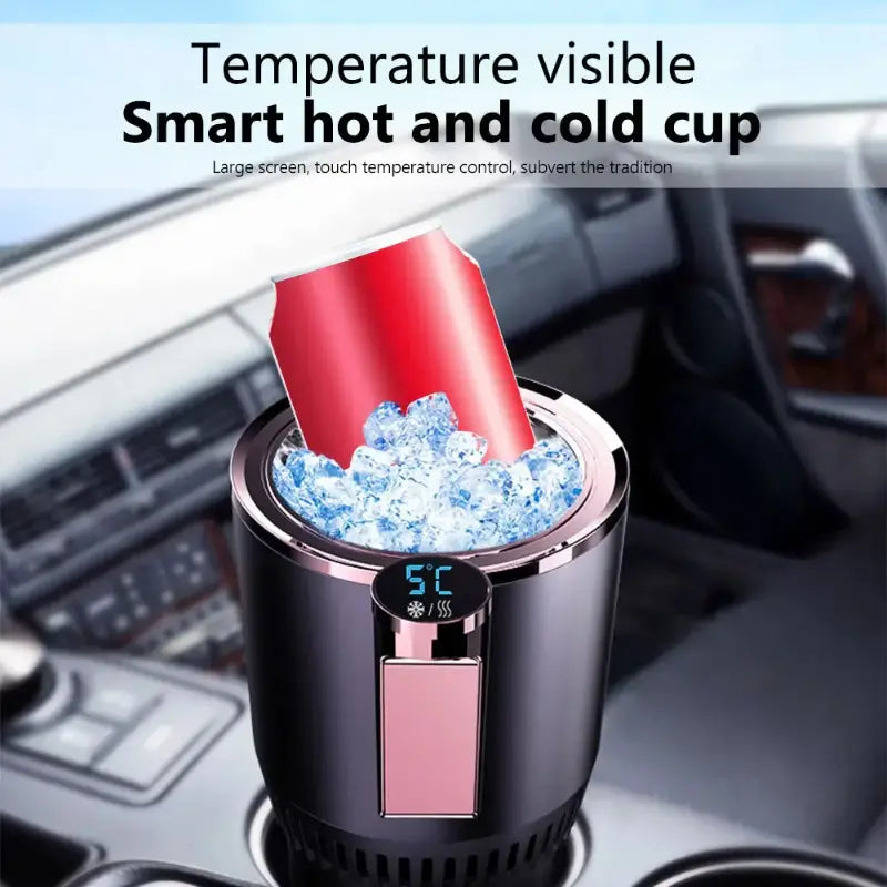 2 In1 Car Heating Cooling Cup 12V Smart Holder