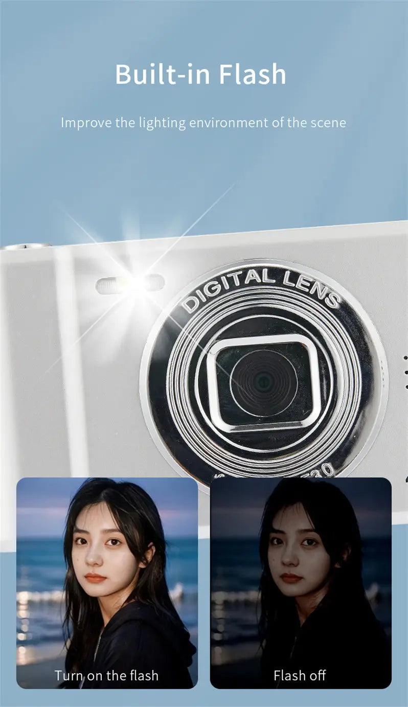 HD D04 Digital Retro Camera Portable Campus Entry Small CCD