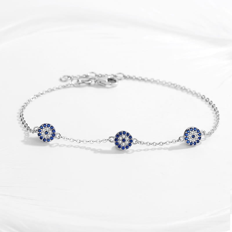 Sterling silver personality bracelet