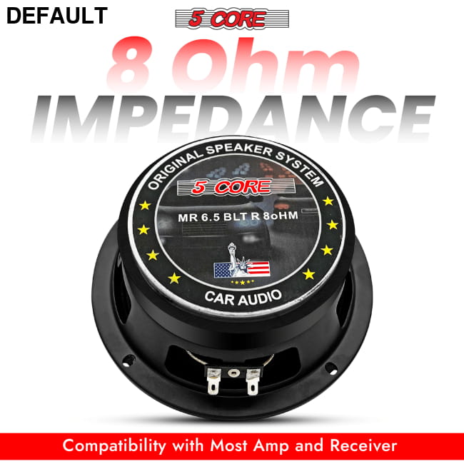 5Core 6.5 Inch 2Pcs Midrange Door Speaker 360W Subwoofer w Car Speakers Best Selling Products