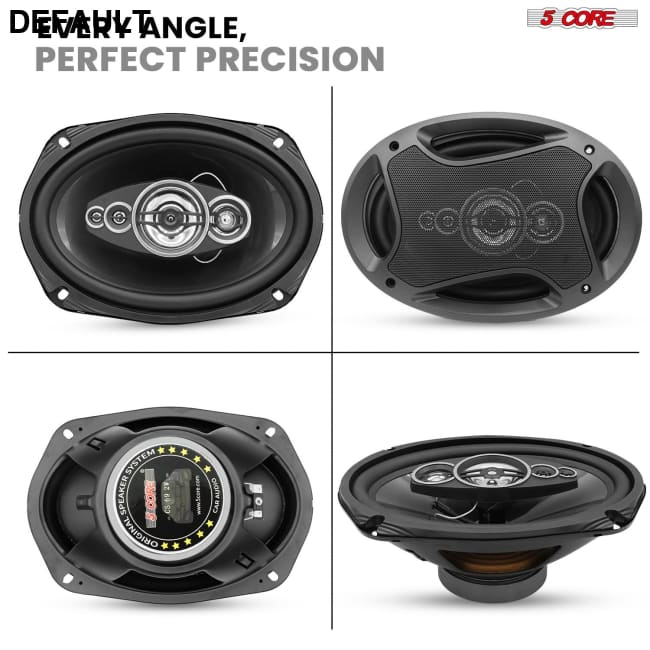 5Core 6x9 Car Speaker 800W 4Ohm 2 Way Coaxial w Super Tweeter Universal Fit for Vehicle CS 69 2W Speakers Electronics