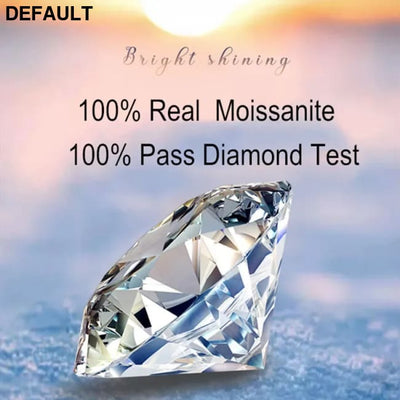 5ct Moissanite Men’s Ring 925 Silver Beautiful Firecolour Diamond Substitute luxury wedding rings for couples