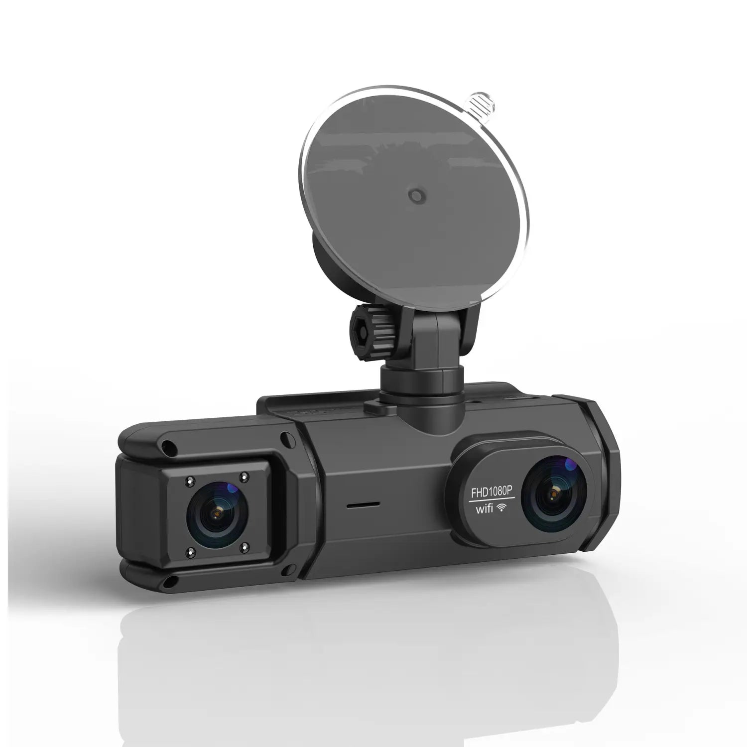HD 1080p Driving Recorder Three-lens Same Display
