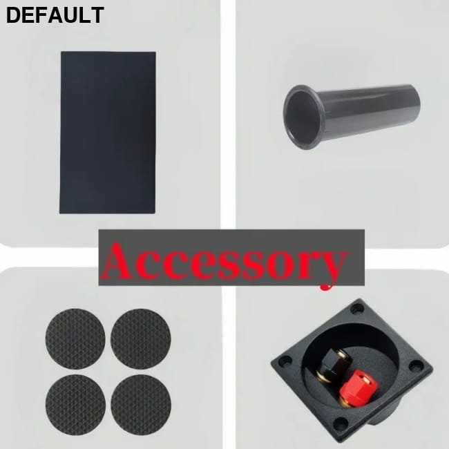 6.5 Inch Subwoofer Empty Box for Car Home Woofer Custom MDF Housing Silver Subwoofers & Enclosures and Speaker