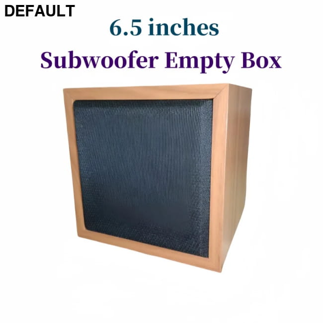 6.5 Inch Subwoofer Empty Box for Car Home Woofer Custom MDF Housing Silver Subwoofers & Enclosures and Speaker