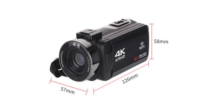 3.0 inch touch screen 4K video camera digital with wifi remote control