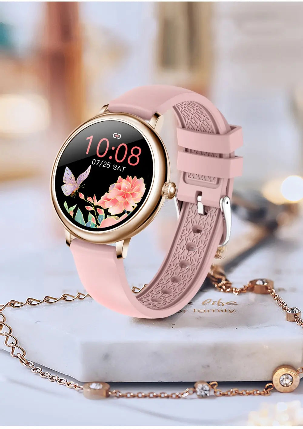 2020 SANLEPUS Stylish Women’s Smart Watch Luxury Waterproof Wristwatch Stainless Steel Casual Girls Smartwatch
