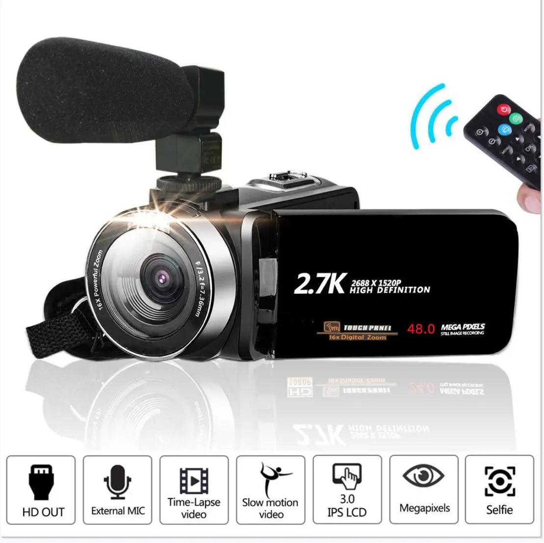 English Product 27K HD 48 Million Pixel Digital Video Camera Home Travel DV06S