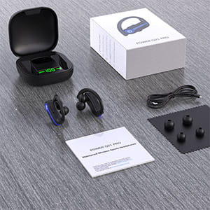 New Long Life Noise Cancelling Wireless Bluetooth Headset TWS In-Ear Q62 Sports Business