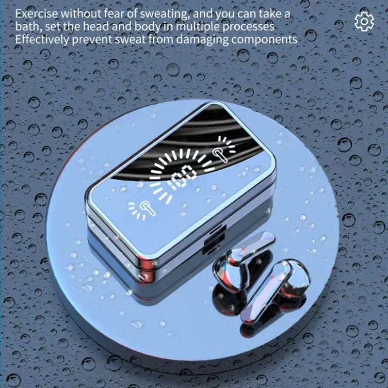 S20 TWS Wireless Bluetooth Headset with Charge Box Noise Cancelling LED Earbuds Mic Headphones Earphones