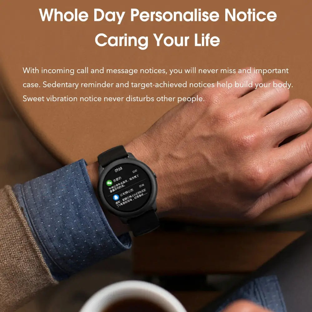 LS05 Solar Smartwatch: Track Fitness & Sleep