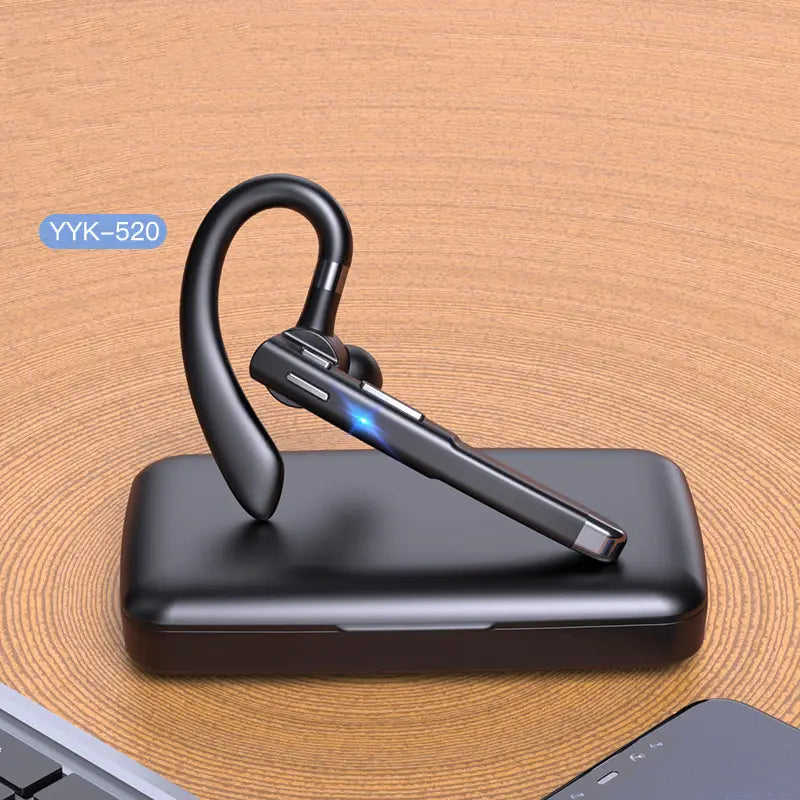 Wireless Bluetooth Headset Single Ear Business Hanging Noise Reduction