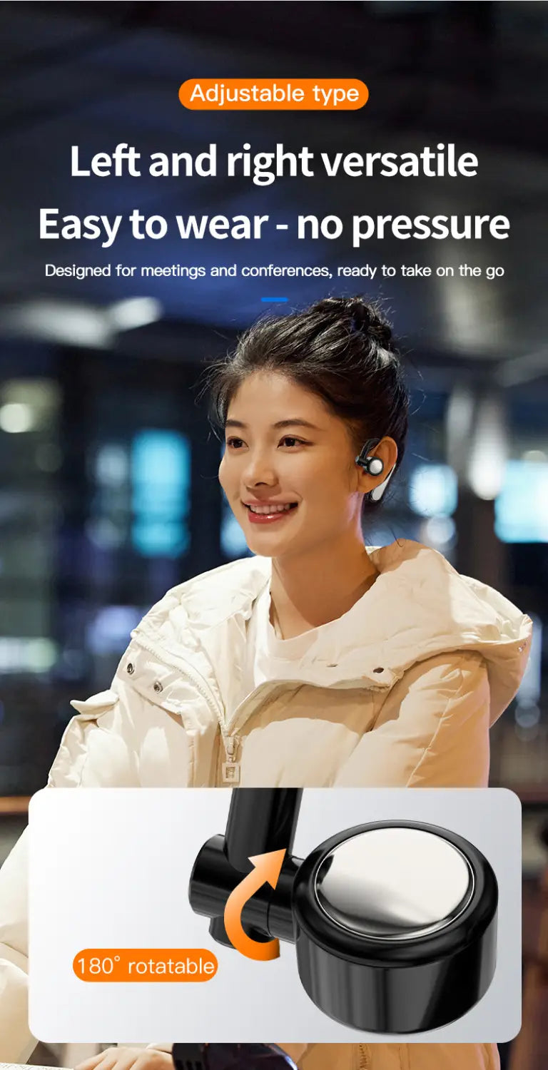 Z8 Bluetooth earphones wireless single ear business hot selling 5.4 long endurance single-sided hanging