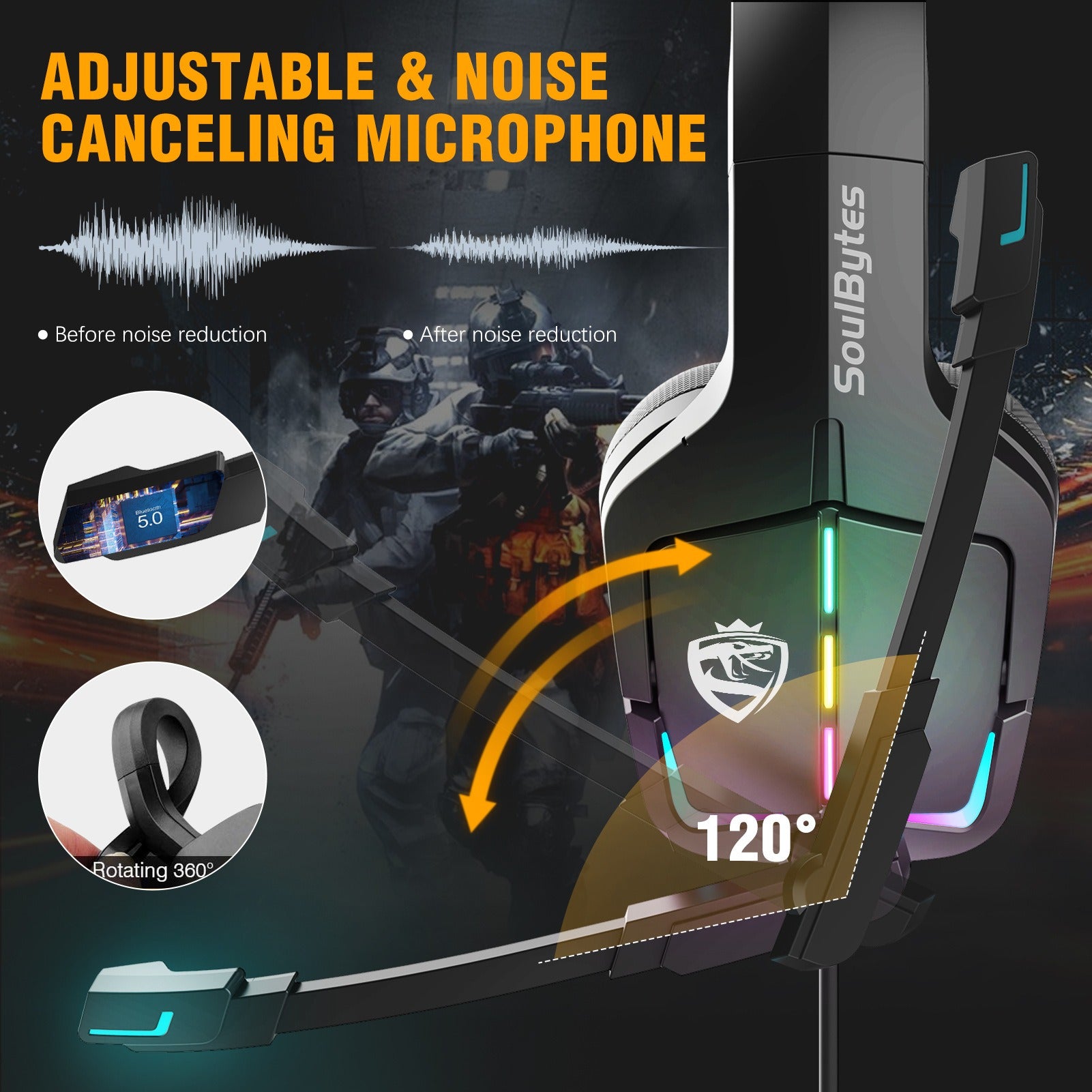 S12 Head mounted gaming headset wired RGB computer PS4 Black Wired Headphones Best Selling Products Gaming Headsets