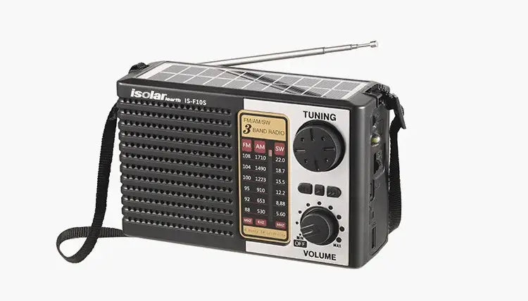 Full Band Bluetooth Card MP3 Player Solar Emergency Charging