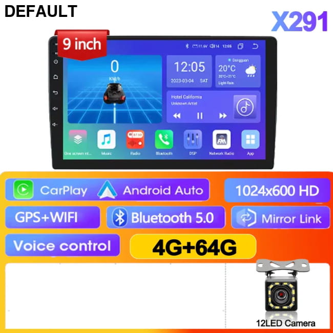 7/9/10 inch Universal Android 13 Car Radio 32G/64G 9-4G 64G CarPlay-CAM Audio Receiver