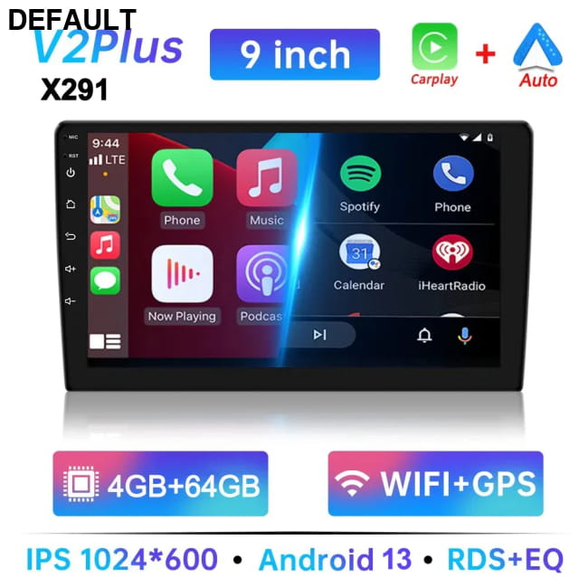 7/9/10 inch Universal Android 13 Car Radio 32G/64G 9-4G 64G CarPlay Audio Receiver
