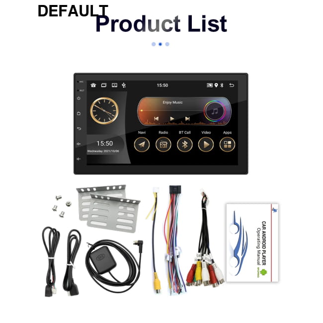 7/9/10 inch Universal Android 13 Car Radio 32G/64G Audio Receiver
