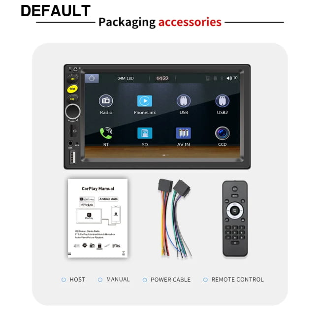 7/9/10 inch Universal Android 13 Car Radio 32G/64G Audio Receiver