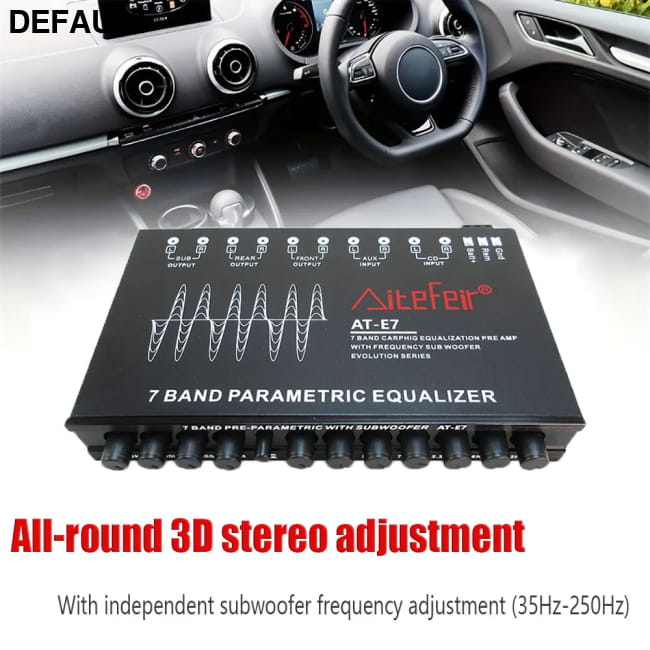 AiteFeir 7 Band Car Equalizer Multifunctional Tuning Crossover Amplifier Amplifiers Electronics