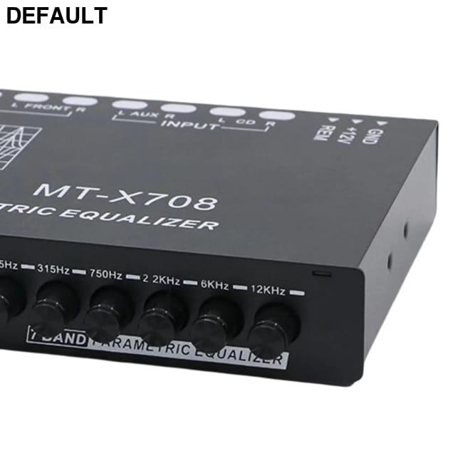 7 Band Parametric Car Audio Equalizer with 12V Amplifier Amplifiers Graphic Equalizers