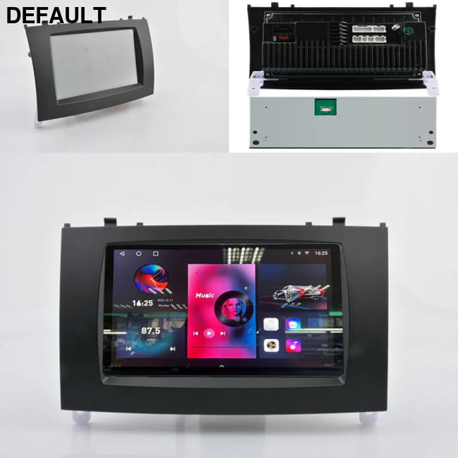 7″ Car Radio Multimedia Player Android 14 GPS For Peugeot DVD Players Automotive Navigation Systems