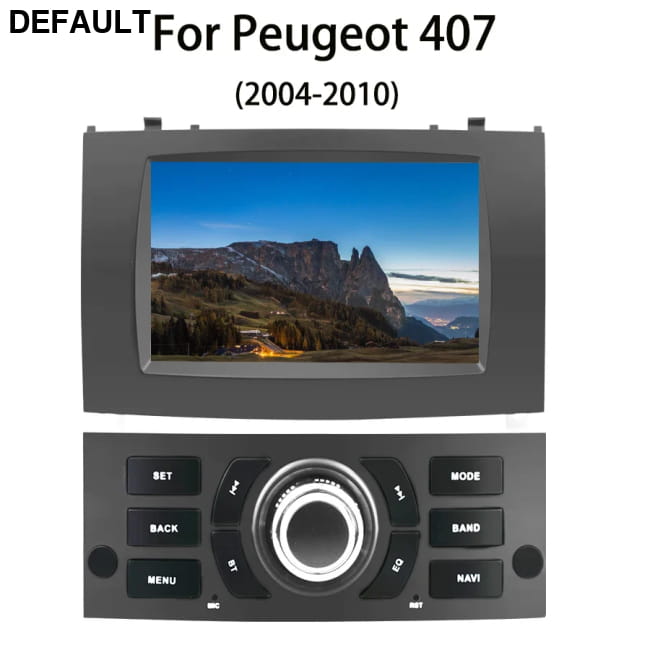 7″ Car Radio Multimedia Player Android 14 GPS For Peugeot DVD Players Automotive Navigation Systems