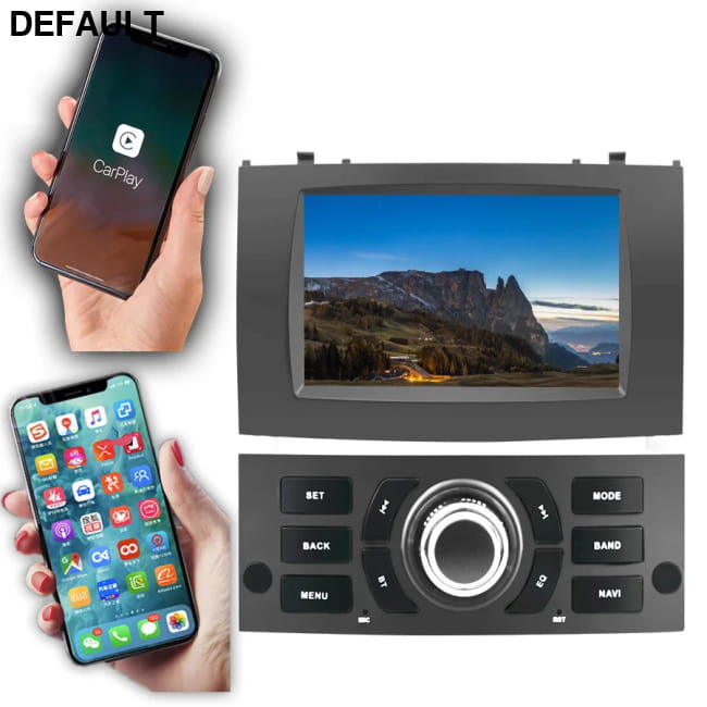 7″ Car Radio Multimedia Player Android 14 GPS For Peugeot DVD Players Automotive Navigation Systems