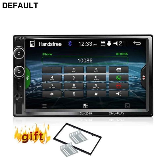 7 inch 2 Din Car Radio Bluetooth with Mirror Link Android 9 China / frame Audio Receiver Electronics