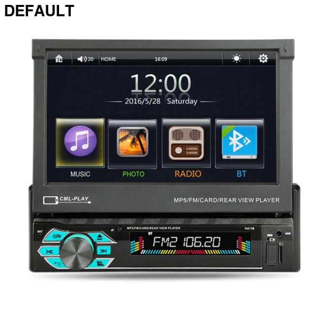 7-inch Car Telescopic Screen MP5 Video Player Standard DVD GPS Players Motor Vehicle Monitor Mounts