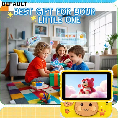 7 Inch Kids Tablet 4GB RAM 128GB ROM Android 15.0 MTK8321 Quad Core Dual Camera WIFI 1024*600 IPS Screen Childrem’s