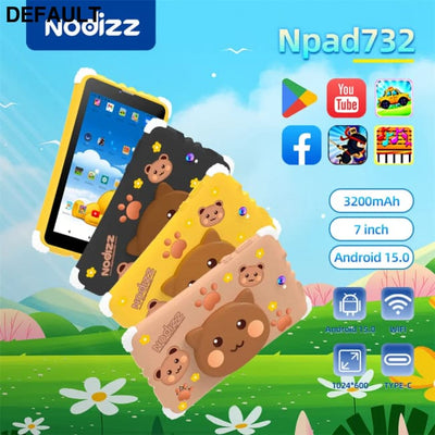 7 Inch Kids Tablet 4GB RAM 128GB ROM Android 15.0 MTK8321 Quad Core Dual Camera WIFI 1024*600 IPS Screen Childrem’s