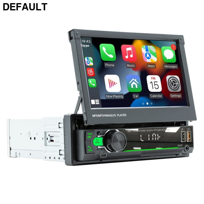 7-inch Telescopic Screen Vehicle-borne Bluetooth Player Car Audio Receiver Motor Vehicle A/V Players & In-Dash Systems