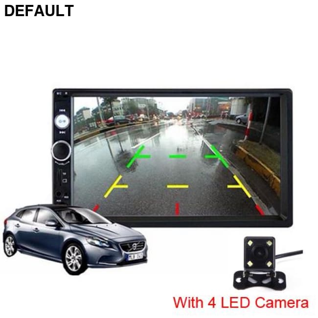 7018B Autoradio 2 Din Car Radio 7’’ HD Touch Screen Audio Stereo Bluetooth Video MP5 Multimedia Player Support Rear