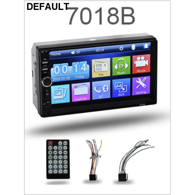 7018b Autoradio 2Din Car Radio 7’’1080P HD Touch Screen Audio Receiver Electronics