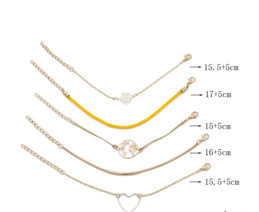 Bohemian Bracelets & Bangles Set Vintage Bead Boho Charm Bracelet For Women Jewelry Accessories Pulseras Mujer Bijoux