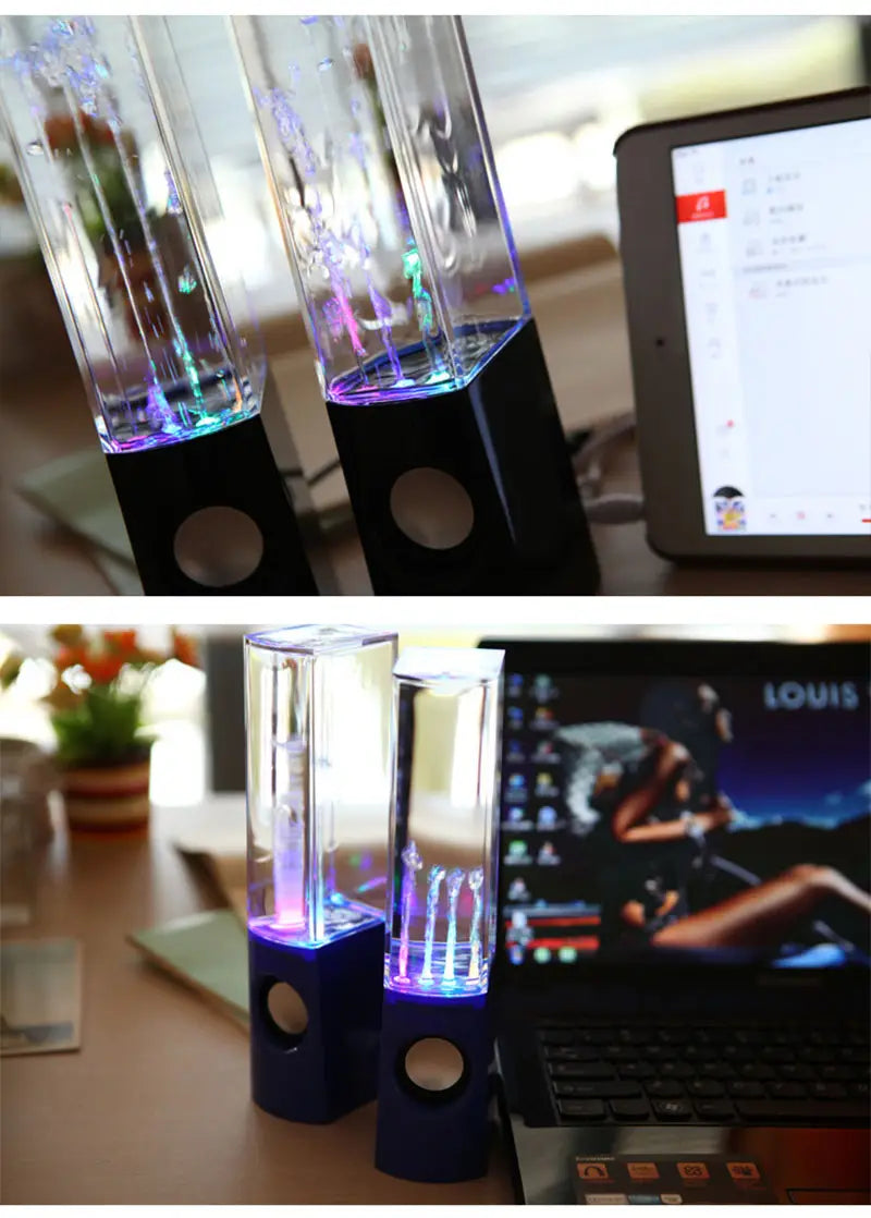 Wireless Dancing Water Speaker LED Light Fountain Home Party