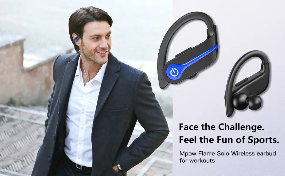 New Long Life Noise Cancelling Wireless Bluetooth Headset TWS In-Ear Q62 Sports Business