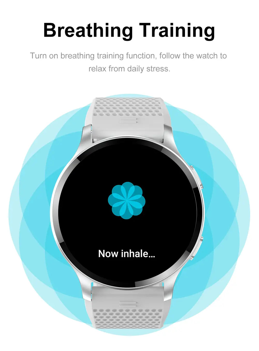 Men and women waterproof bluetooth call smart watch heart rate blood oxygen all day detection 15 kinds of sports push