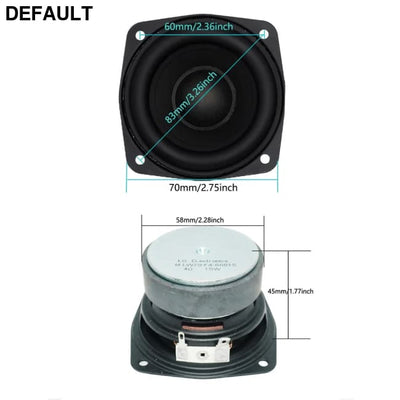 78MM 4 ohm 15W subwoofer speaker 3 inch 1 pcs DIY bookshelf hi-fi speakers LB-15W Car Subwoofers & Enclosures
