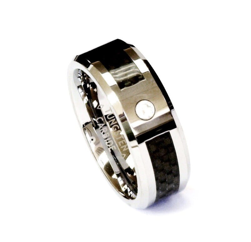 Classic Red Tungsten Rings New Ring For Men Wedding Anniversary Gift Women Men’s