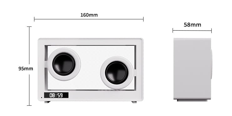 Transparent Compact Portable Wireless Bluetooth Speaker