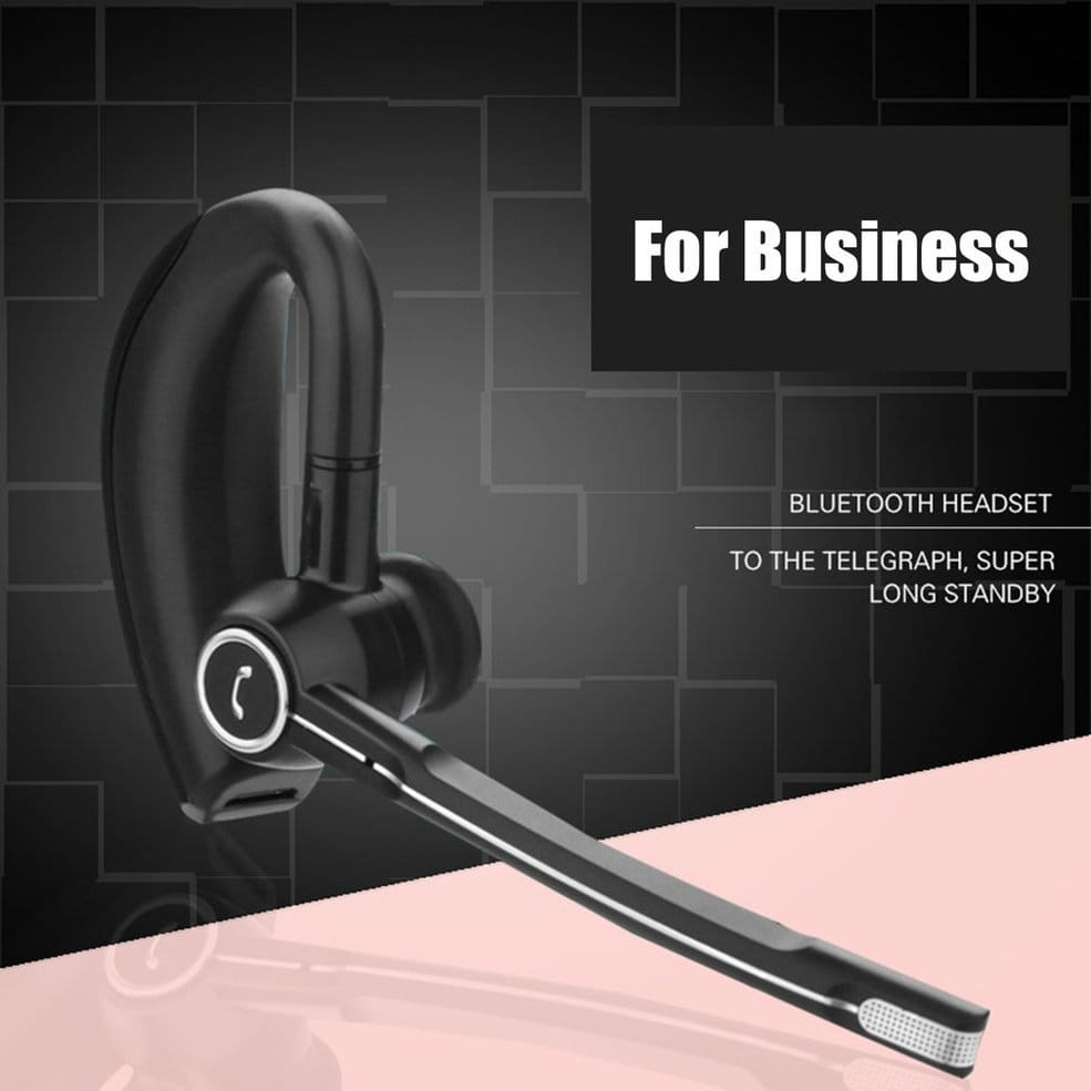 V8s V9 Ear-Mounted Business Headset Voice-Activated Voice Report Wireless Specializing In Unilateral Sports