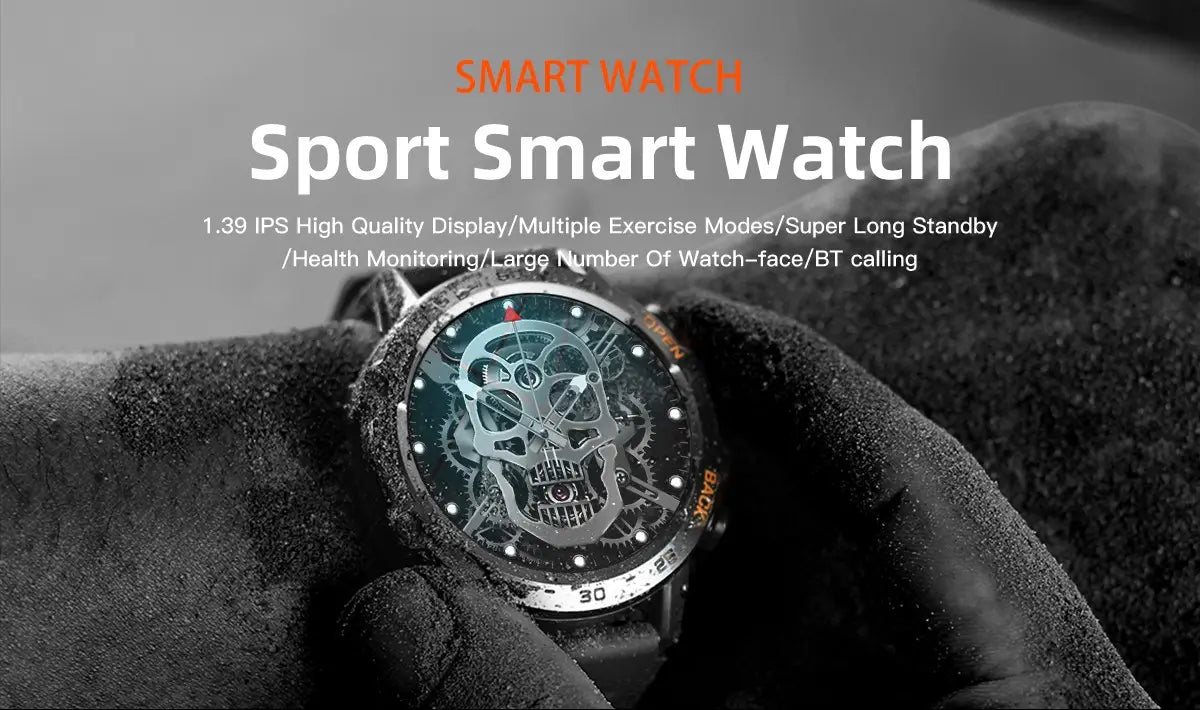 K52 Bluetooth Call Smart Watch Ultra Long Standby Heart Rate Blood Oxygen Outdoor Three Defense Sports